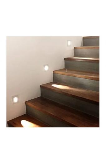 Balizador Led de Embutir 4x2 2w 3000k Empalux