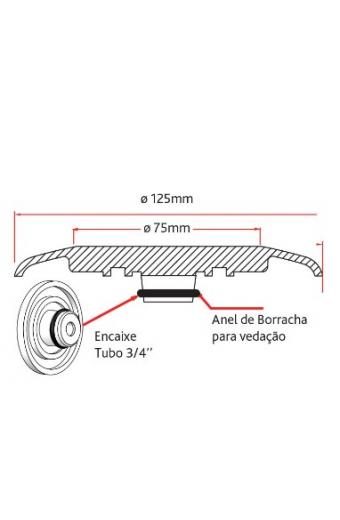 Refletor Led Piscina 18W 12V Corpo Transparente 6500K Iluctron Policarbonato 