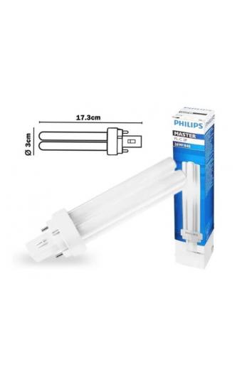 Lampada Fluor PL Dulux D 26W 4000k 2 Pinos Philips 