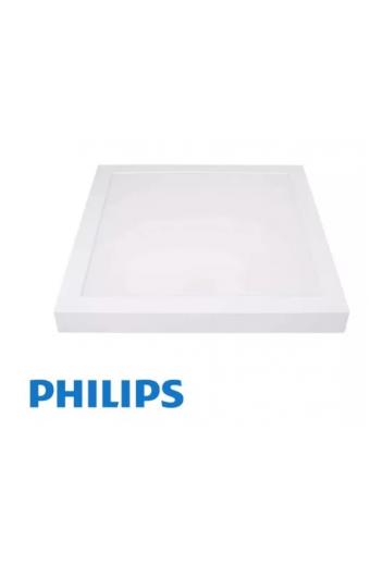 Luminaria Led Quadrada Sobrepor 18W 3000K Philips