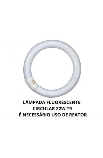 Lampada Circular 22 W Luz Branca Fria Techlight