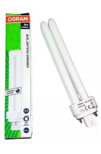 Lampada Fluor PL Dulux D/E 26W 4000k 4 Pinos Osram