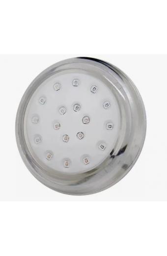 Refletor Led Piscina 18w 12v RGB Corpo Transparente Iluctron
