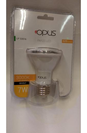 Lampada Led Par20 7W 3000K 24º Blindada Multitensão Opus