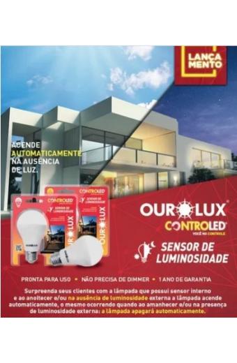 Lampada Controled Bulbo Inteligente C/ Sensor de Luminosidade 9W 6500k