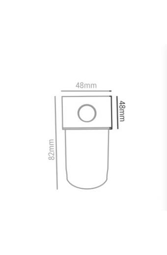 Balizador Led Nano Vision 2W 3000k Preto Bivolt Opus