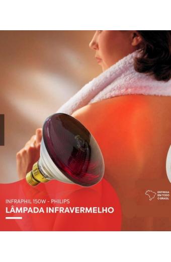 Lampada Infra-Vermelho Medicinal 150w x 110v Philips