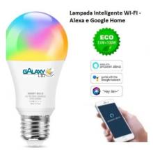 Lampada Smart Inteligente Wi-Fi 9w GALAXY - Led Bulbo RGBw