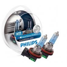 Lampada Auto H11Cristal Vision Ultra 12v 55w Philips