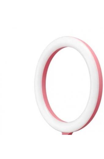 Mini Ring Light Led de Mesa (20 cm) 3k/4k/65k - corpo Rosa