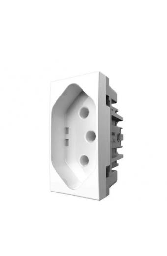 Tomada 10 AMP ( Branco 2P+T 250V ) #13 Inova Pro Alumbra