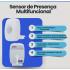 Sensor de Presença 360º Interno Sobrepor na Parede Qualitronix