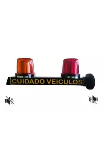 Led Sinalizador Garagem GiroLed Vermelho e Ambar Iluctron