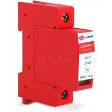 DPS CLAMPER Front V 20kA 275V Protetor Contra Raios e Surtos DPS CLAMPER Front V 20kA 275V Protetor Contra Raios e Surtos