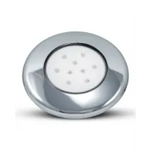 Luminária de Led para Piscina corpo Inox 9w