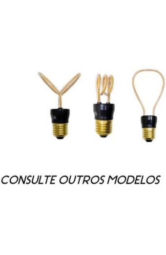 Lampada Led Acrilico 3D Espiral 4W 2200K Opus