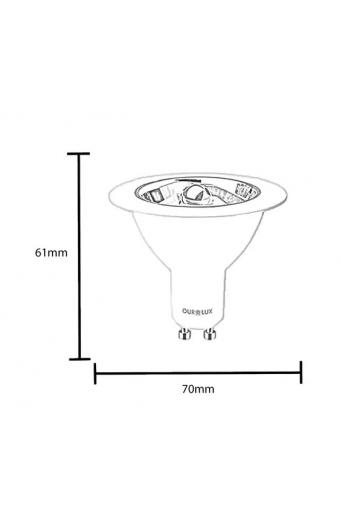 Lampada Led AR70 GU10 4.5W 6500K Ourolux