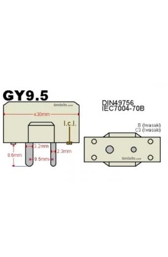 Lampada EMG 220V 500W Polamp