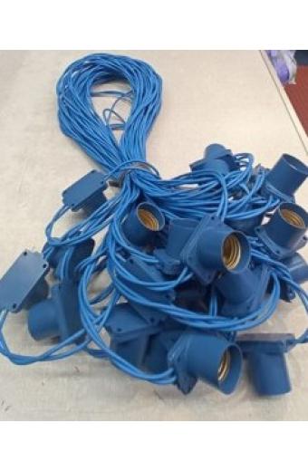 Festao 25M Com 25 Soquetes Cor Azul  