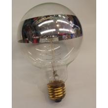 Lampada Vintage GMH G95 110V 40W Anel Espelhado Filamento Espiral  
