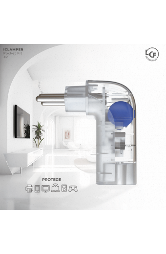 DPS Pocket Fit Transparente 3 Pinos 20A Clamper