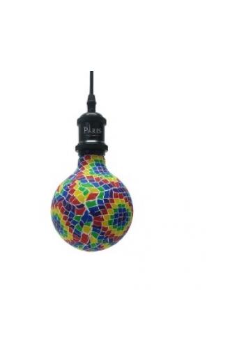 Lampada Led Filamento Rubik Cubo Magico / Gaudi Dali 4w G128 2200K 
