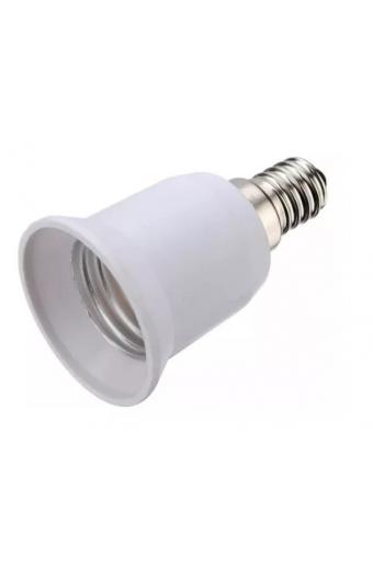 Soquete Adaptador E14/E27 Tulipa