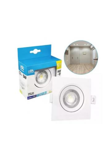 Led Spot Quadrado MR16 5W 6500K OL