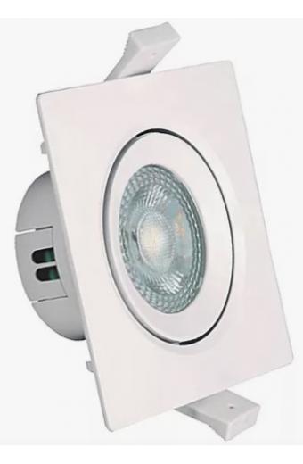 Led Spot Quadrado 9W 3000K Galaxy