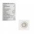Led Spot Quadrado MR16 5W 3000K Saime KIT COM 10