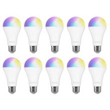 KIT 10 Lampadas Led Bulbo RGB WIFI 12W E27 Bivolt Opus