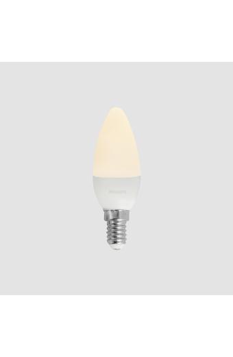 Lampada Led Filamento Vela E14 Com Adaptador E27 2700k 3.5w Philips