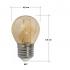 Lampada Led Vintage Bolinha 2W 2200K Embuled