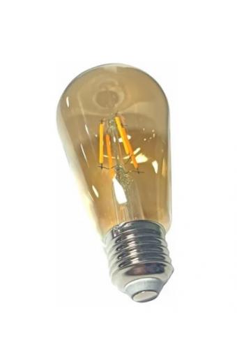 Lampada Led Vintage ST64 Embuled Filamento Gaiola 4W 2200K 